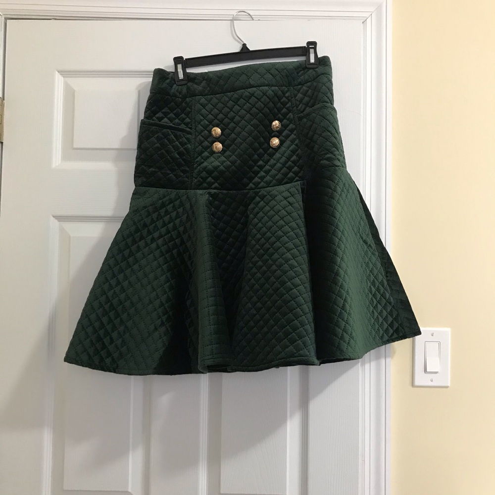 Gorgeous dressy emerald green skirt